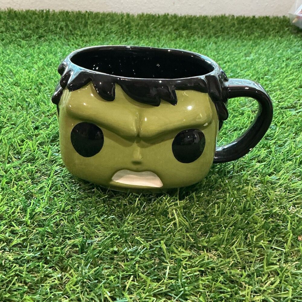 2015 Funko Pop! Marvel Hulk Figural Ceramic Mug Green 3D Head Cup